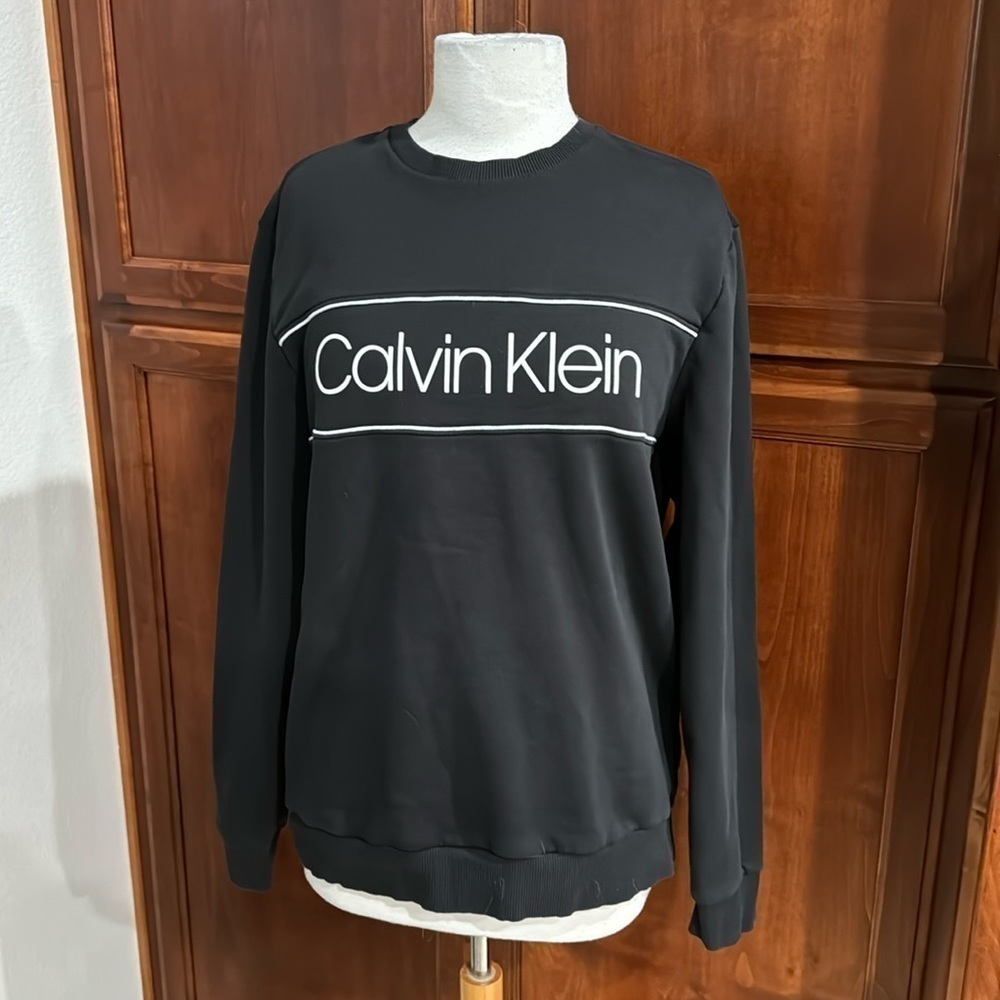 Calvin Klein black sweater‎ sweatshirt